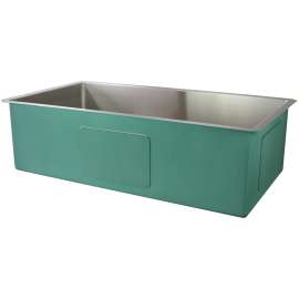 Diamond Stainless Steel 35-in Undermount Kitchen Sink