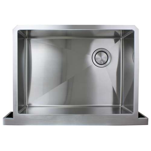 29.875-in x 20.25-in x 10-in 16 Gauge Super Single Bowl, Farmhouse Stainless Steel Kitchenl Sink, Undermount Installation