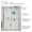 EBPT608010L-J-PC Eden 56-60-in W x 80-in H Semi-Frameless By-Pass Shower Door in Polished Chrome with Low Iron Glass