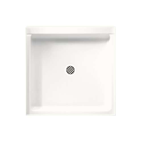 Solid Surface 36-in x 72-in Alcove Shower Wall and Base Kit