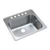 K-MTSB252212-5 Meridian Stainless Steel 25-in x 22-in x 12-in Laundry/Utility Sink Kit with 5-Hole in Brushed Finish