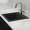 Quantum 22in x 20in silQ Granite Drop-in Single Bowl Kitchen Sink with 1 Pre-Drilled Faucet Hole, in Espresso