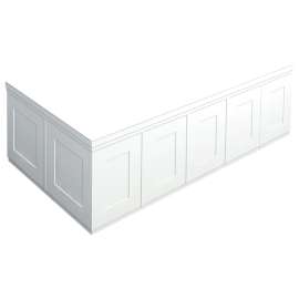 SCS60 60-in x 18-in Front Skirt Panel in White
