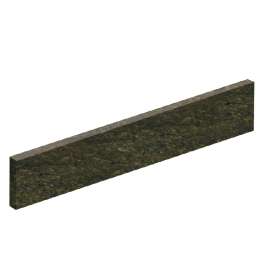 SSLG22-E3 22-in Left-Hand Granite Vanity Top Side Splash, Uba Verde