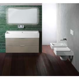 Transolid Mason TLMM4728 47.24 X 1.18 X 27.56 LED-Backlit Contemporary Mirror with Touch Sensor