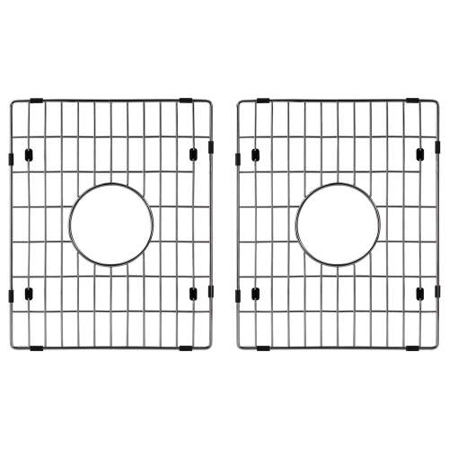 Bottom Stainless Steel Sink Grid Set for FUDC332010, FUDF332010, FUDH332010, FUDM331810, FUDR332010 Fireclay Kitchen Sinks