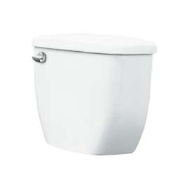 McKinley TT-1470-01 Vitreous China Tank with Left-Hand Trip Lever in White