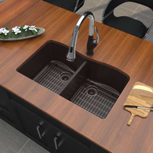 Aversa AUDE3219-12-KIT Aversa Radius All-In-One Undermount Kitchen Sink Kit