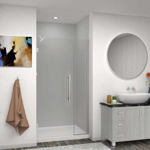 Elizabeth 40-in W x 76-in H Hinged Shower Door