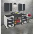 K-EWS-2422S-MB  24-in W x 22.1-in D x 35.2-in H Laundry Sink/Wash Stand All-in-One Kit, Matte Black
