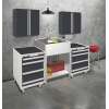 K-EWS-2822S 28-in W x 22.1-in D x 35.2-in H Laundry Sink/Wash Stand All-in-One Kit, Brushed Stainless
