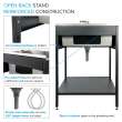 K-EWS-2822S-MB 28-in W x 22.1-in D x 35.2-in H Laundry Sink/Wash Stand All-in-One Kit, Matte Black