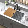 Radius RUDE3118-17-KIT Radius Radius All-In-One Undermount Kitchen Sink Kit