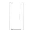 RDPD4276108C-PC Rynolds Duo 42-in x 76-in Pivot Shower Door With 5/16-in Clear Glass And Sabrina Double-Sided Handles, Polished Chrome