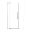 RDPD5476108C-PC Rynolds Duo 54-in x 76-in Pivot Shower Door With 5/16-in Clear Glass And Sabrina Double-Sided Handles, Polished Chrome