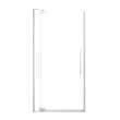 RPD3676108C-PC Rynolds 36-in x 76-in Pivot Shower Door With 5/16-in Clear Glass And Sampson Double-Sided Handles, Polished Chrome