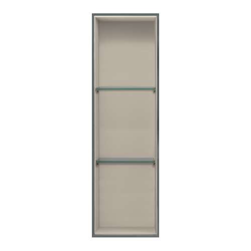 Studio 46.5-in. Recessed Solid Surface Shower Storage Pod STH4614-SS08