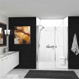 Transolid Walk-In Complete Shower Kit