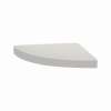15-in x 15-in x 3-in Solid Surface Curved Corner Shower Seat, Grey, CCS1515-39