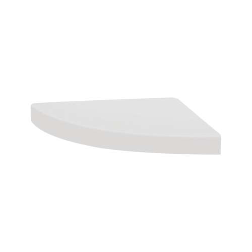 15-in x 15-in x 3-in Solid Surface Curved Corner Shower Seat, Pure White, CCS1515-PW11