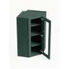 24 in. x 42 in. Ready to Assemble Easy Reach Wall Cabinet with Remington Frame Clear Glass Door, Green, DCW2442GD-RTA-FR01-GR-C