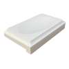 5-in x 3-in x 1-in Solid Surface Soap Dish, White, ESD5-01