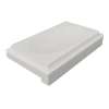 5-in x 3-in x 1-in Solid Surface Soap Dish, Grey, ESD5-39