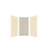 Expressions 36-in x 36-in x 72-in Glue to Wall 3-Piece Shower Kit, Cameo / Biscuit / Bleached Oak, EWK363672-3245