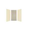 Expressions 36-in x 36-in x 72-in Glue to Wall 3-Piece Shower Kit, Cameo / Biscuit / Houndstooth, EWK363672-3246