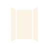 Expressions 36-in x 36-in x 72-in Glue to Wall 3-Piece Shower Kit, Cameo / Biscuit, EWK363672-32