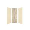 Expressions 36-in x 36-in x 96-in Glue to Wall 3-Piece Shower Kit, Cameo / Biscuit / Sorento, EWK363696-3243
