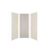 Expressions 36-in x 36-in x 96-in Glue to Wall 3-Piece Shower Kit, Cameo / Biscuit / Bleached Oak, EWK363696-3245
