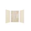 Expressions 48-in x 36-in x 72-in Glue to Wall 3-Piece Shower Kit, Cameo / Biscuit / Sorento, EWK483672-3243