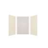 Expressions 48-in x 36-in x 72-in Glue to Wall 3-Piece Shower Kit, Cameo / Biscuit / Sea Fog, EWK483672-3244