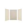 Expressions 48-in x 36-in x 72-in Glue to Wall 3-Piece Shower Kit, Cameo / Biscuit / Houndstooth, EWK483672-3246