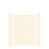 Expressions 48-in x 36-in x 72-in Glue to Wall 3-Piece Shower Kit, Cameo / Biscuit, EWK483672-32