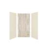 Expressions 48-in x 36-in x 96-in Glue to Wall 3-Piece Shower Kit, Cameo / Biscuit / Sorento, EWK483696-3243