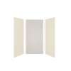 Expressions 48-in x 36-in x 96-in Glue to Wall 3-Piece Shower Kit, Cameo / Biscuit / Sea Fog, EWK483696-3244