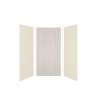Expressions 48-in x 36-in x 96-in Glue to Wall 3-Piece Shower Kit, Cameo / Biscuit / Bleached Oak, EWK483696-3245