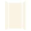 Expressions 48-in x 36-in x 96-in Glue to Wall 3-Piece Shower Kit, Cameo / Biscuit, EWK483696-32