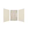 Expressions 48-in x 48-in x 72-in Glue to Wall 3-Piece Shower Kit, Cameo / Biscuit / Sorento, EWK484872-3243