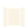 Expressions 48-in x 48-in x 72-in Glue to Wall 3-Piece Shower Kit, Cameo / Biscuit, EWK484872-32