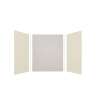 Expressions 60-in x 36-in x 72-in Glue to Wall 3-Piece Shower Kit, Cameo / Biscuit / Sea Fog, EWK603672-3244