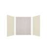 Expressions 60-in x 36-in x 72-in Glue to Wall 3-Piece Shower Kit, Cameo / Biscuit / Bleached Oak, EWK603672-3245