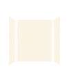 Expressions 60-in x 36-in x 72-in Glue to Wall 3-Piece Shower Kit, Cameo / Biscuit, EWK603672-32