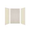 Expressions 60-in x 36-in x 96-in Glue to Wall 3-Piece Shower Kit, Cameo / Biscuit / Bleached Oak, EWK603696-3245