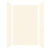 Expressions 60-in x 36-in x 96-in Glue to Wall 3-Piece Shower Kit, Cameo / Biscuit, EWK603696-32