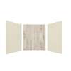 Expressions 60-in x 48-in x 72-in Glue to Wall 3-Piece Shower Kit, Cameo / Biscuit / Sorento, EWK604872-3243