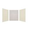 Expressions 60-in x 48-in x 72-in Glue to Wall 3-Piece Shower Kit, Cameo / Biscuit / Sea Fog, EWK604872-3244