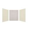 Expressions 60-in x 48-in x 72-in Glue to Wall 3-Piece Shower Kit, Cameo / Biscuit / Bleached Oak, EWK604872-3245